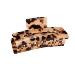 LENOITES Premium Eco-Friendly Hair Claw Nude Leopard 1 st