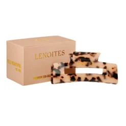 LENOITES Premium Eco-Friendly Hair Claw Nude Leopard 1 st