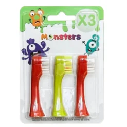 Les Babygators Monsters 3-pack borsthuvud