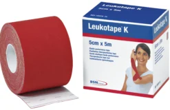 Leukotape K Elastisk kinesiotejp 5 cm röd 1 st