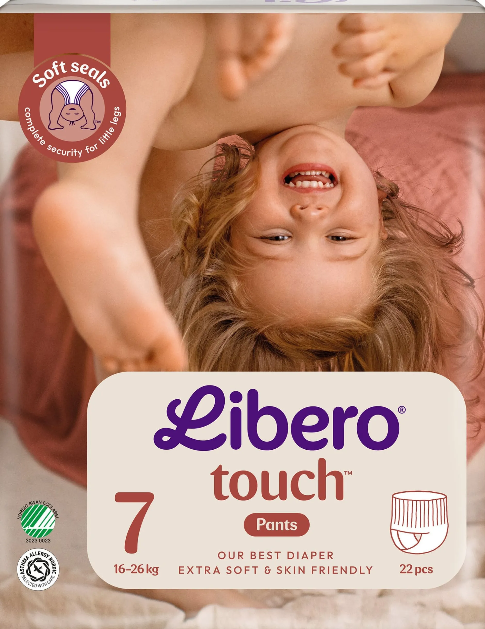 Libero Touch 7 Byxblöjor (16-22 kg) 22 st