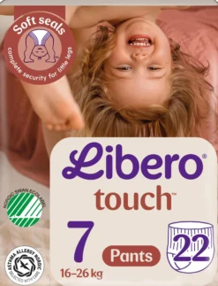 Libero Touch 7 Byxblöjor (16-22 kg) 22 st