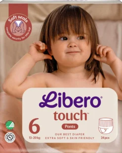 Libero Touch 6 Byxblöjor (13-20 kg) 24 st