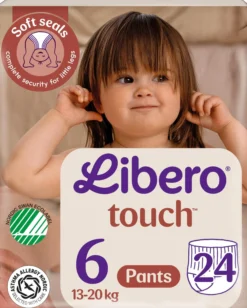 Libero Touch 6 Byxblöjor (13-20 kg) 24 st