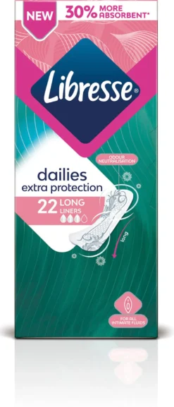Libresse Dailies Extra Protection Long Trosskydd 22 st