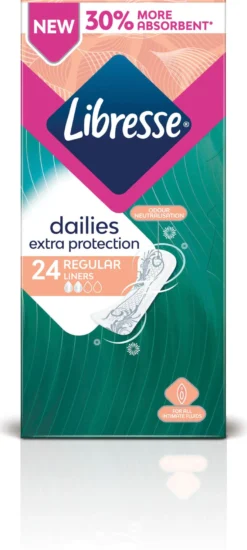 Libresse Dailies Extra Protection Regular Trosskydd 24 st