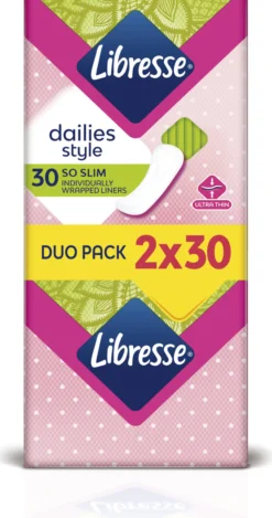 Libresse Dailies Style So Slim Duo Trosskydd 60 st