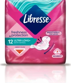 Libresse Freshness & Protection Ultra Long Wing 12 st