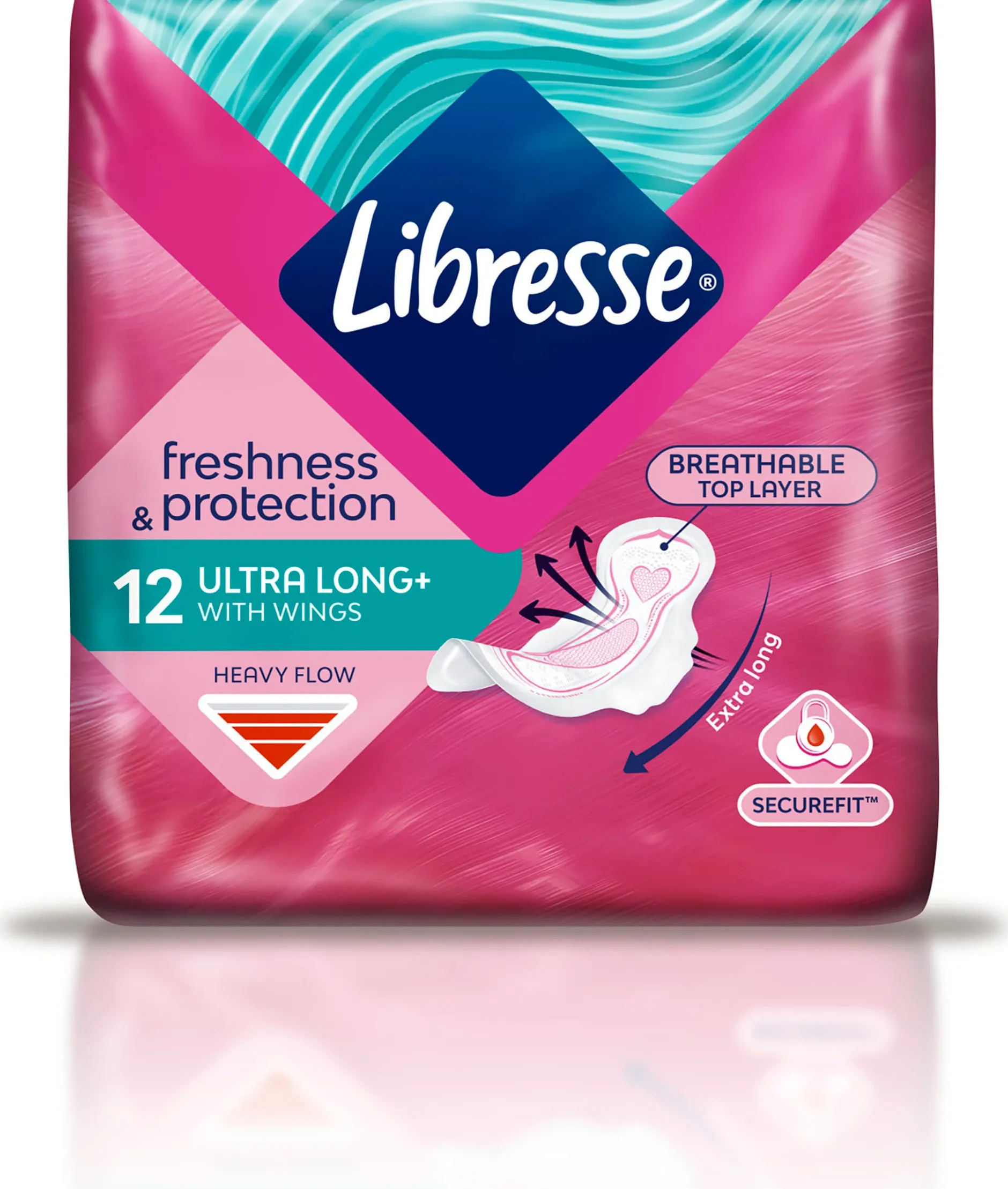 Libresse Freshness & Protection Ultra Long Wing 12 st