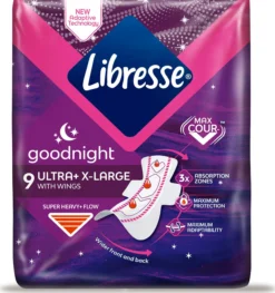 Libresse Goodnight Extra Ultra+ X-Large 9 st
