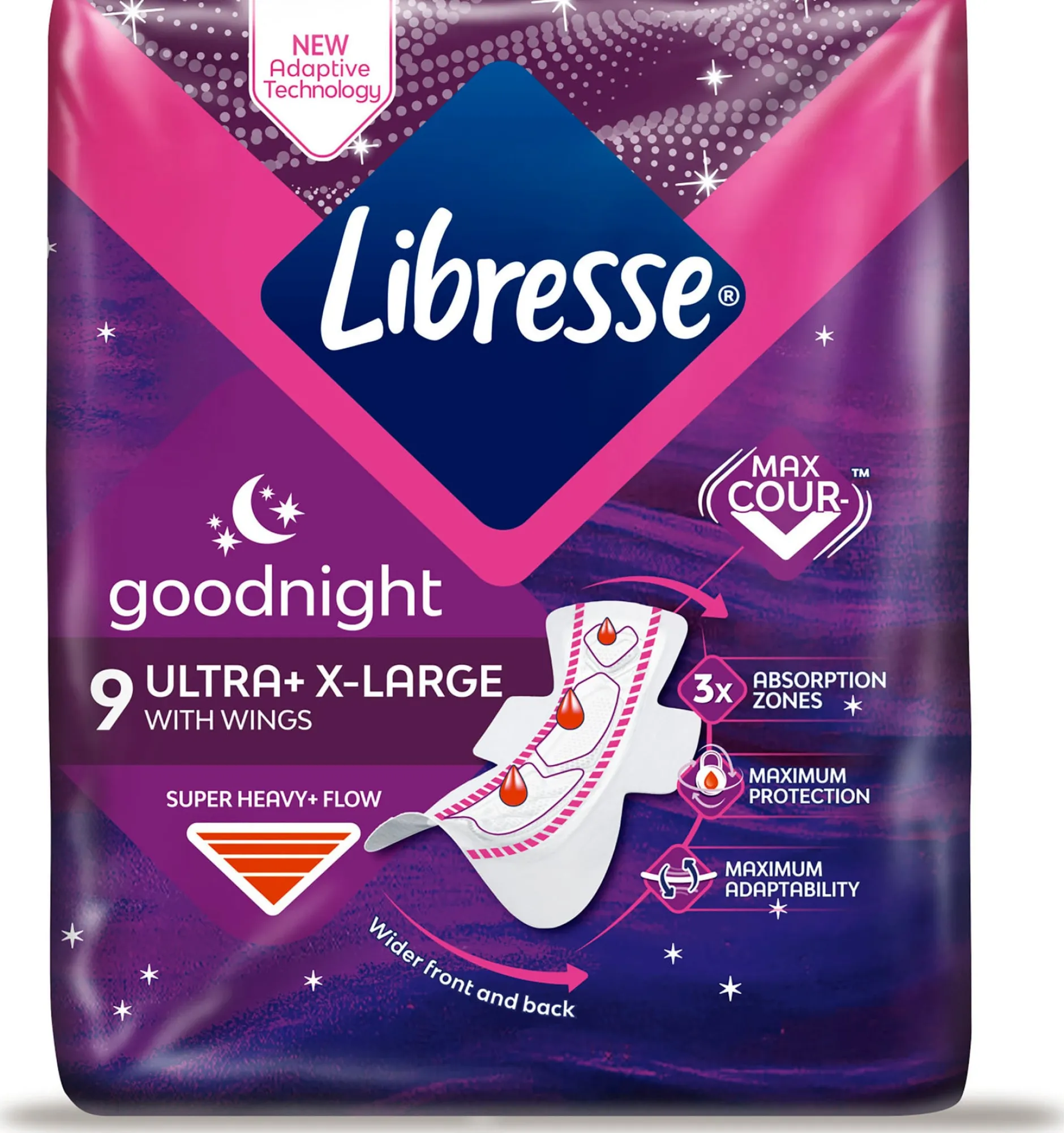 Libresse Goodnight Extra Ultra+ X-Large 9 st