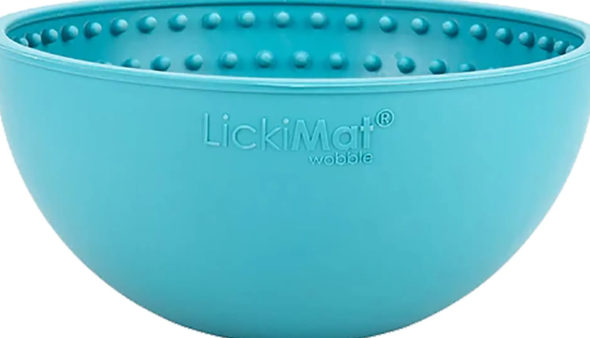 LickiMat Hundskål Wobble Ljusblå 17x17x8 cm