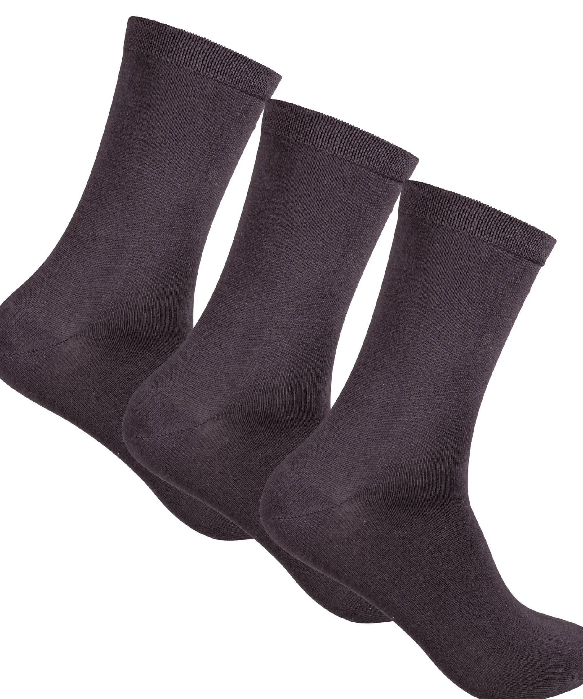 Life Wear Bambustrumpa Komfortresår 43/45 Svart 3-pack