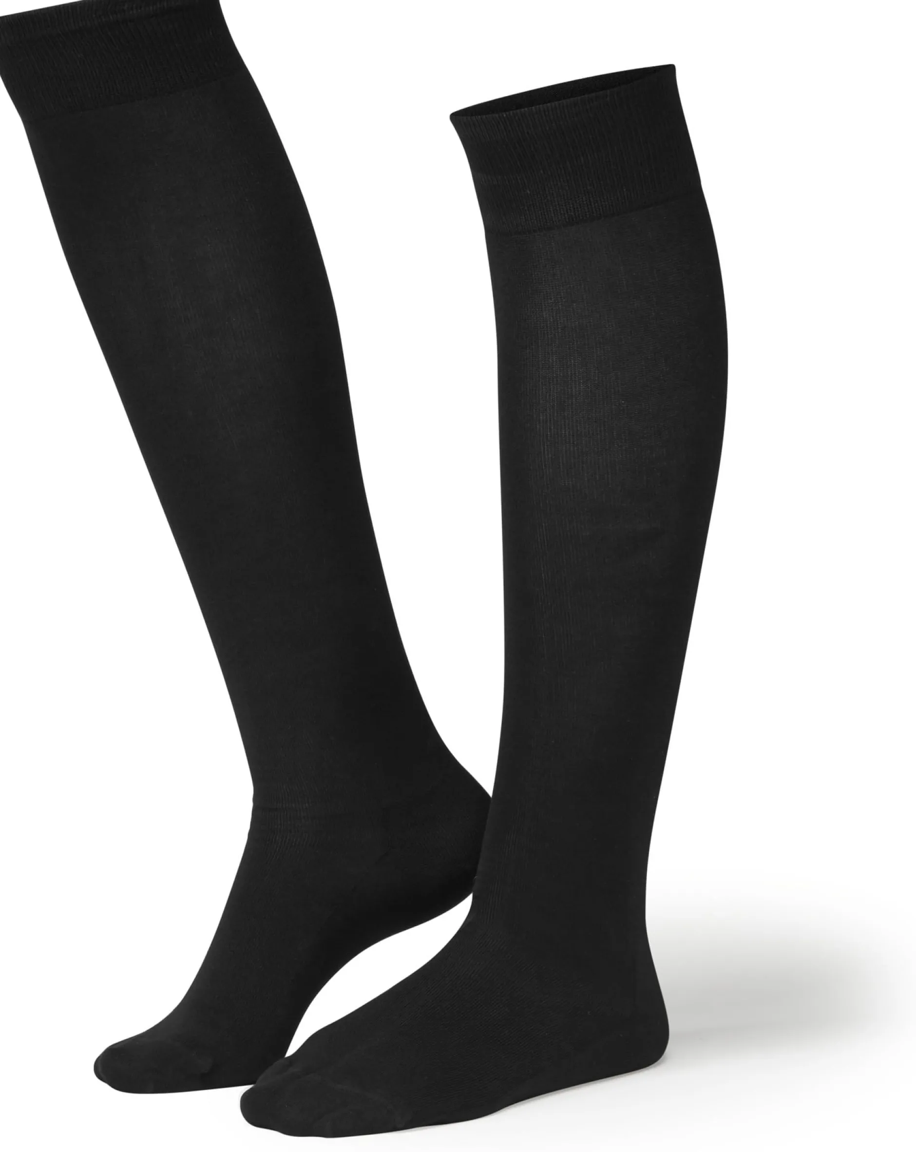 Life Wear Stödstrumpa Bomull M-37/39 Svart 1 par