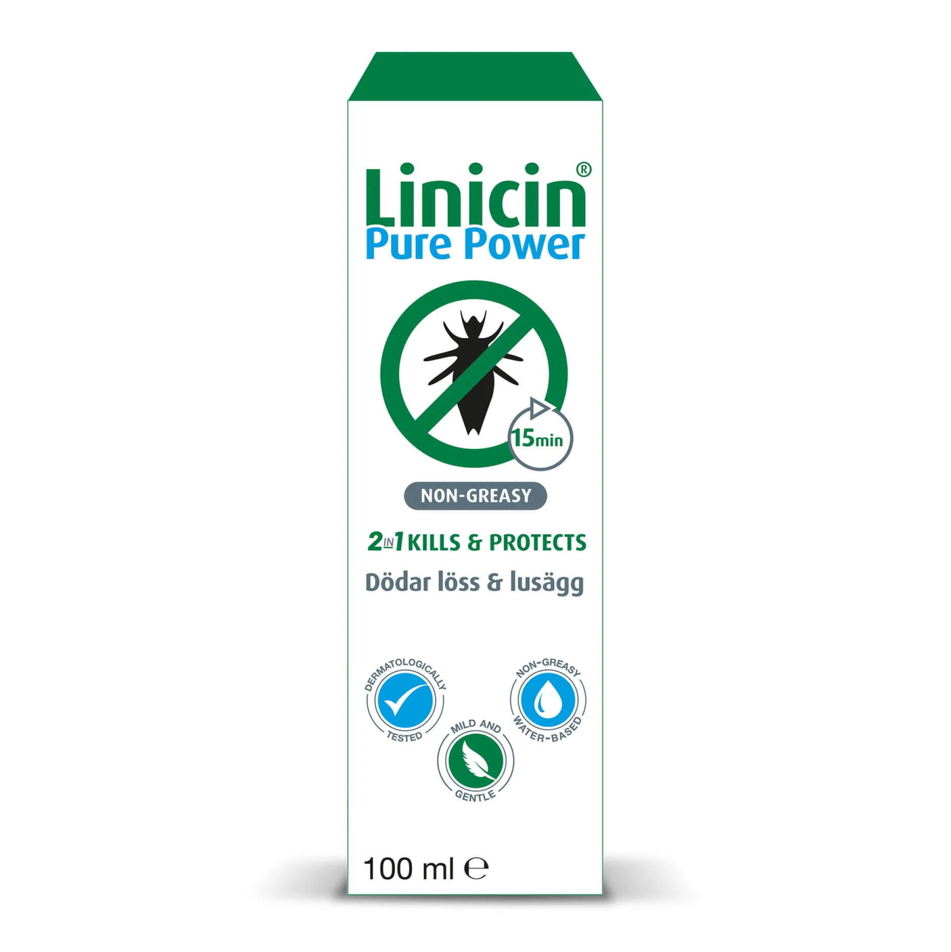 Linicin Pure Power 2in1 Lusmedel 100 ml