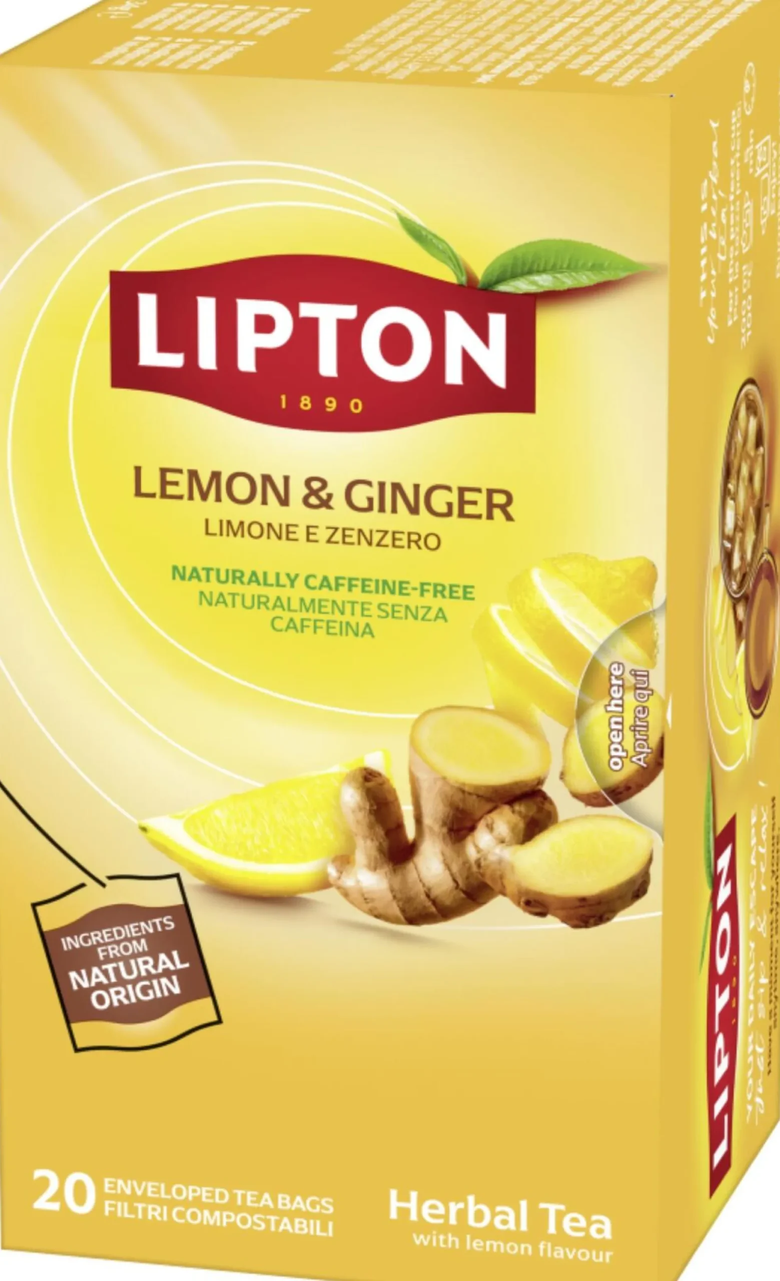 Lipton Lemon Ginger Örtte