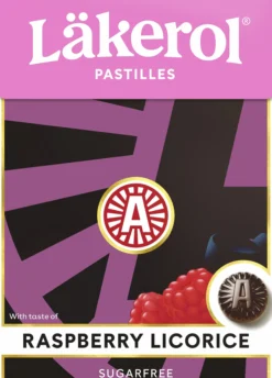 Läkerol Rasberry Licorice Big Pack 75 g