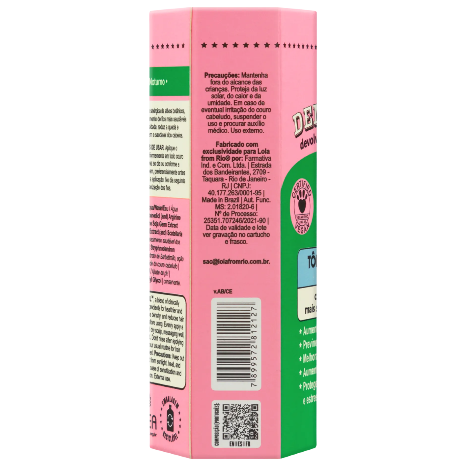 Lola from Rio Densidade Night Rescue Tonic 25 ml
