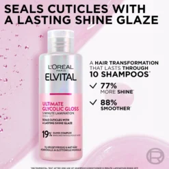 L'Oréal Paris Elvital Glycolic Gloss rinse-off treatment for normal hair 200 ml