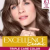 L'Oréal Paris Excellence Creme Permanent Hårfärg för normalt hår 6.1 Dark Ash Blonde 1 st