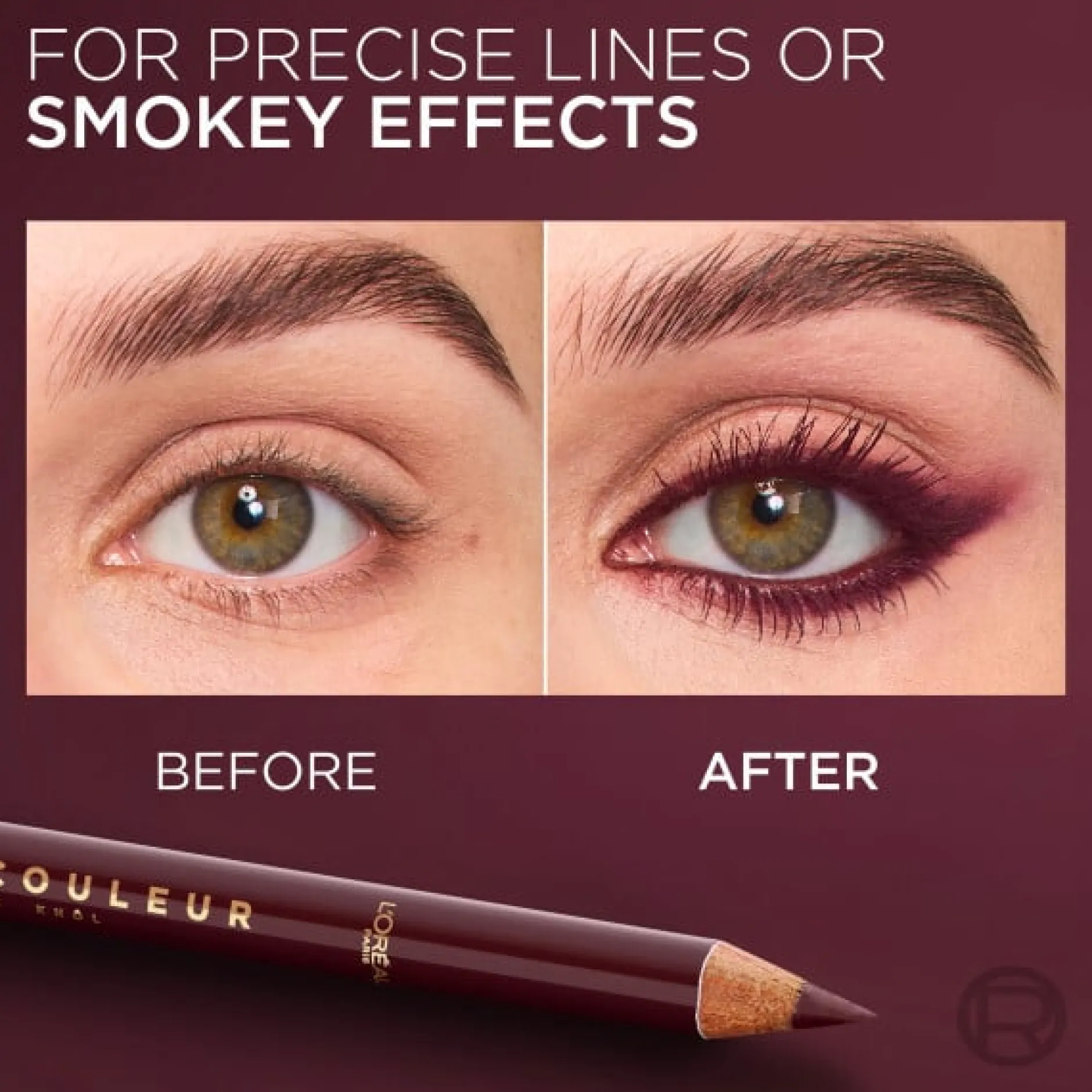 L'Oréal Paris Haute Couleur Crayon Khôl 150 Bordeaux Cashmere 1,2 g