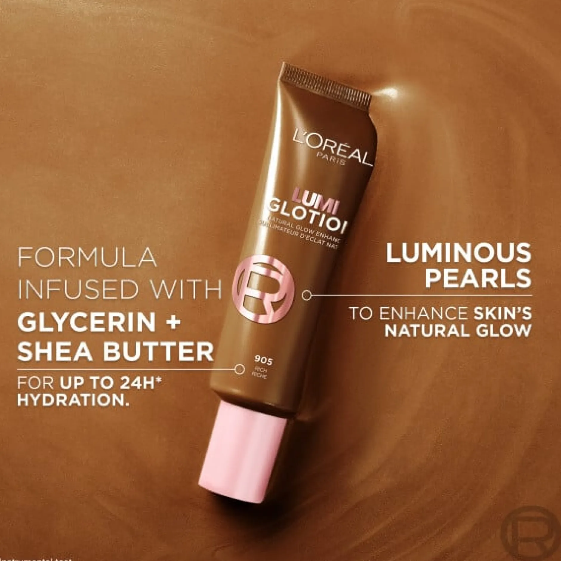 L'Oréal Paris Lumi Glotion Flytande Highlighter 905 Very Deep Glow 40 ml