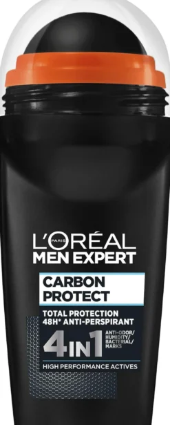 L'Oréal Paris Men Expert Carbon Protect Total Protection 72H Anti-Perspirant Deodorant Roll On 50 ml