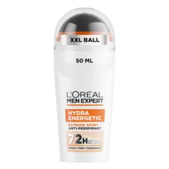L'Oréal Paris Men Expert Hydra Energetic Extreme Sport 72H Anti-Perspirant Deodorant Roll On 50 ml
