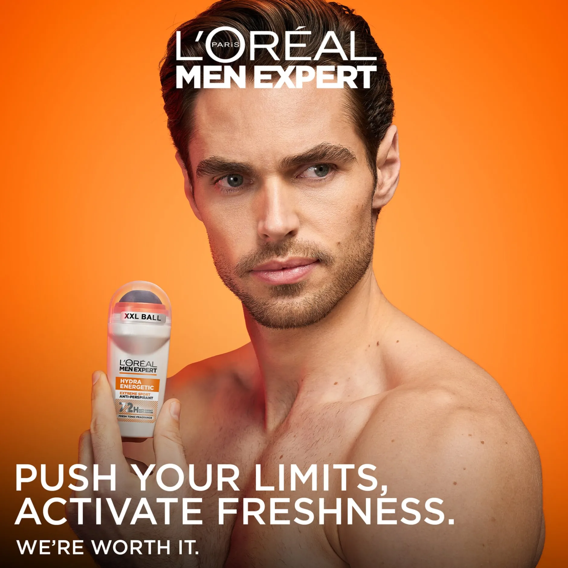 L'Oréal Paris Men Expert Hydra Energetic Extreme Sport 72H Anti-Perspirant Deodorant Roll On 50 ml