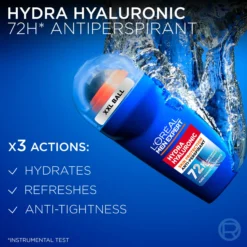 L'Oréal Paris Men Expert Hydra Hyaluronic Deodorant Roll On 50 ml