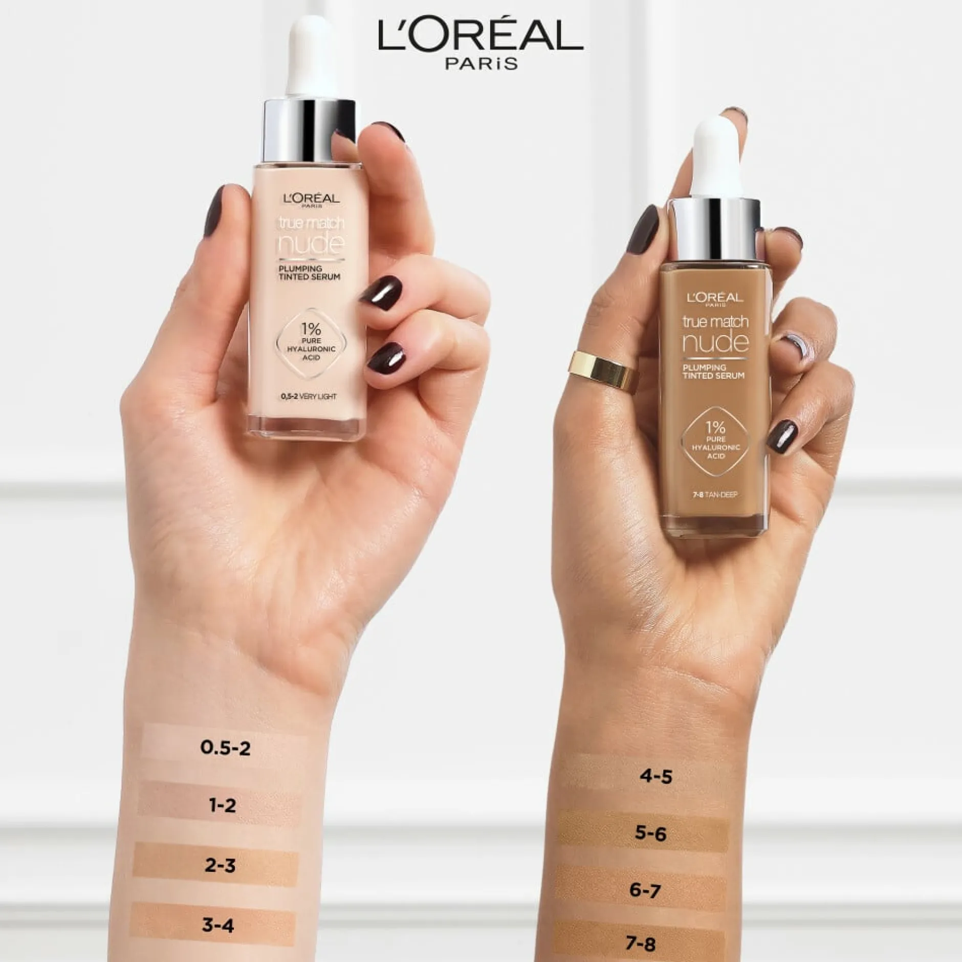 L'Oréal Paris True Match Nude Plumping Tinted Serum 2-3 Light 30 ml
