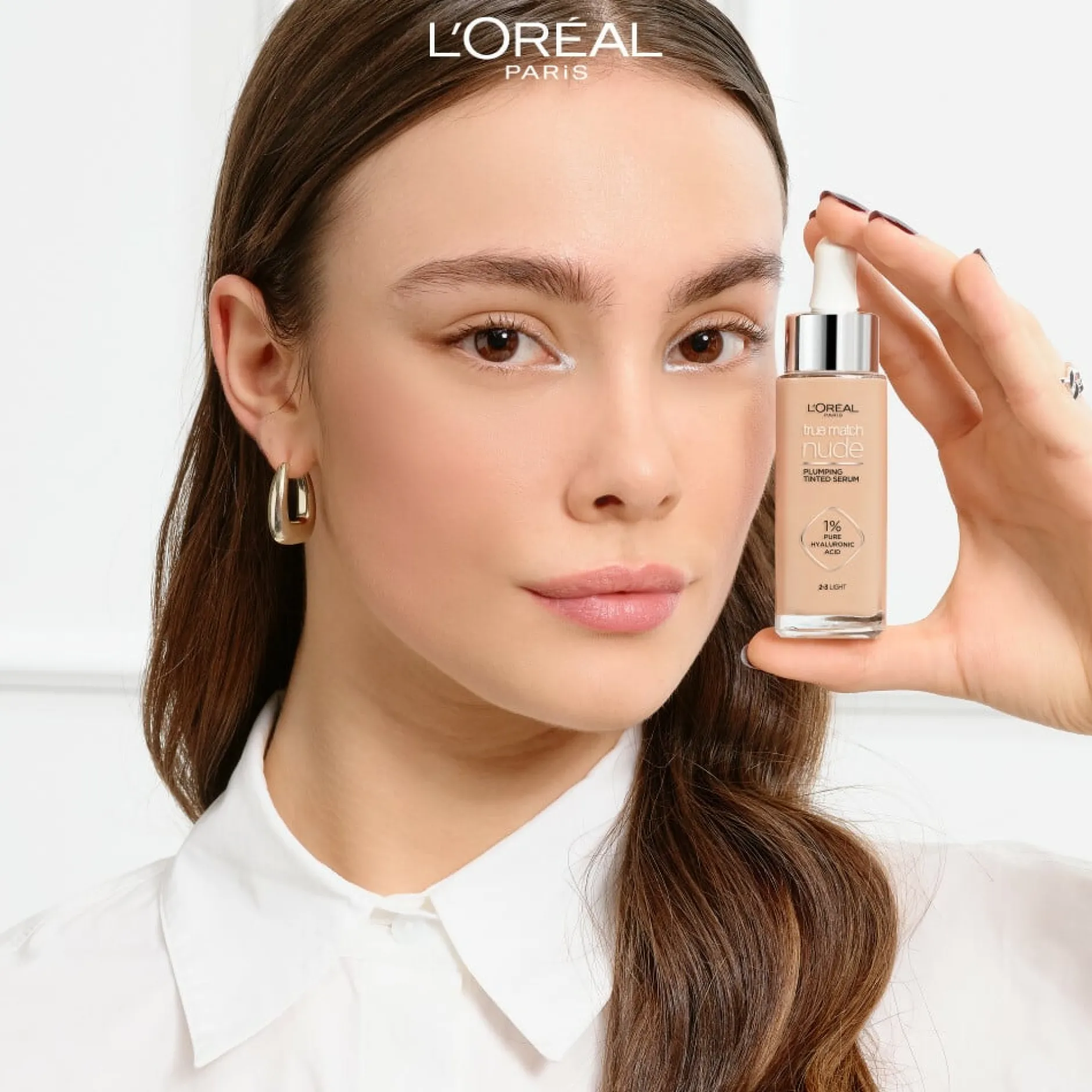 L'Oréal Paris True Match Nude Plumping Tinted Serum 2-3 Light 30 ml
