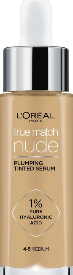 L'Oréal Paris True Match Nude Plumping Tinted Serum 4-5 Medium 30 ml