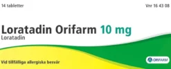 Loratadin Orifarm 10mg 14 tabletter