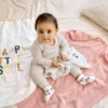Lässig Mjuk Babyfilt L Happy Fruits Cherry 3-pack