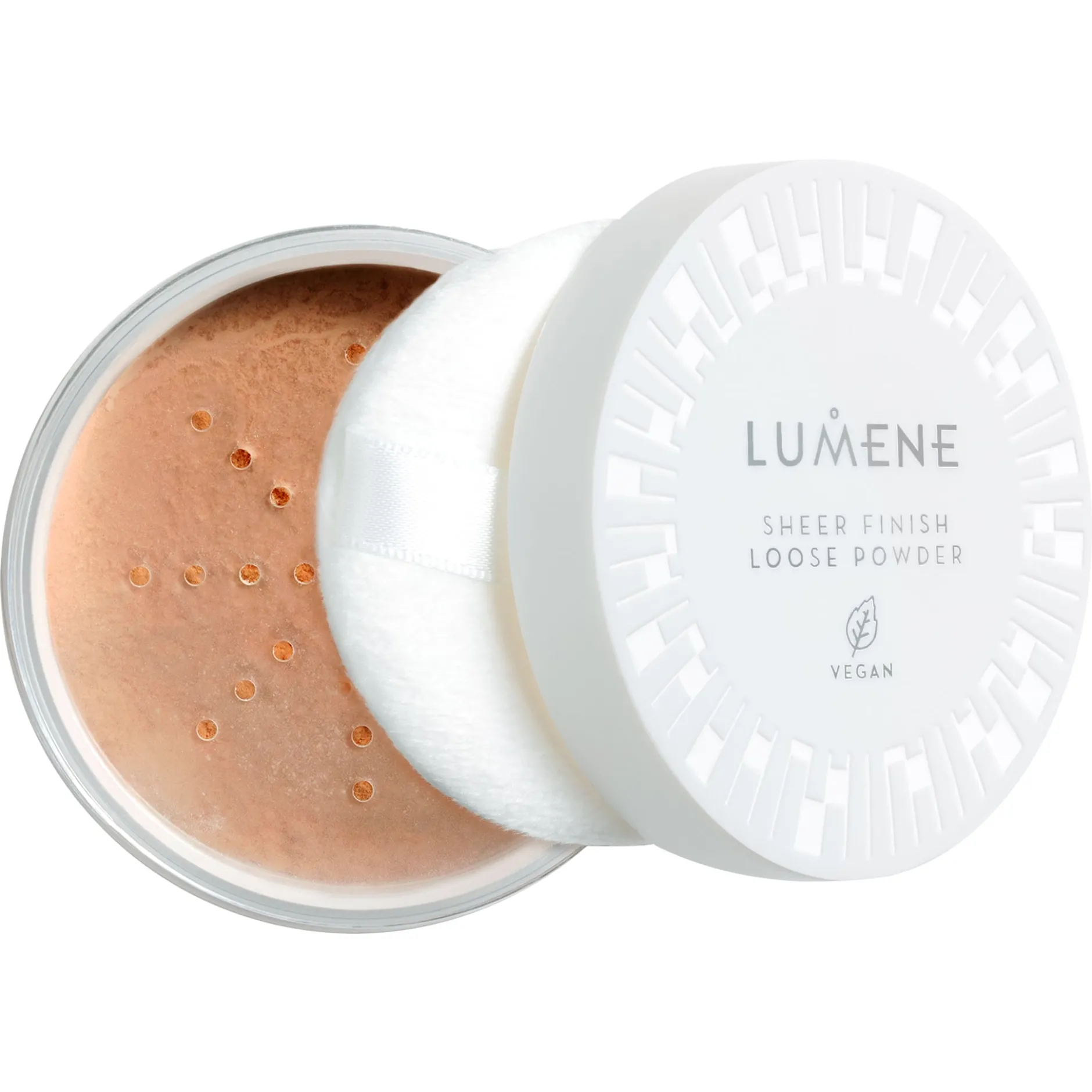 Lumene Sheer Finish Loose Powder Translucent Medium Deep 8g