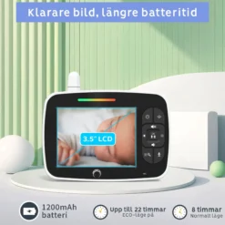 Luna Bambini Baby Monitor Classic med 3,5" färgskärm