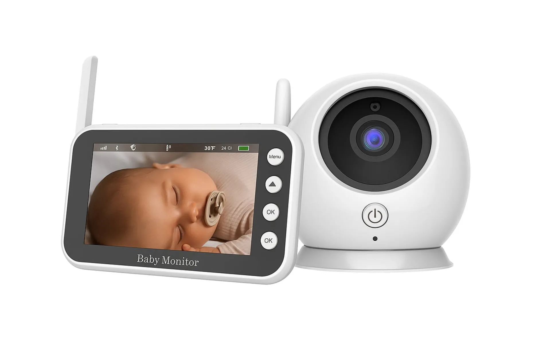 Luna Bambini Babymonitor 4.3 inch färgskärm