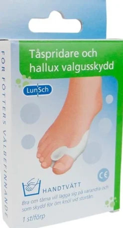LunSch Tåspridare & Hallux-Valgusskydd 1 st