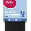 Mabs Cotton Knee Stödstrumpor Black S