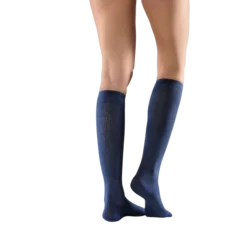Mabs Cotton Knee Stödstrumpor Navy S
