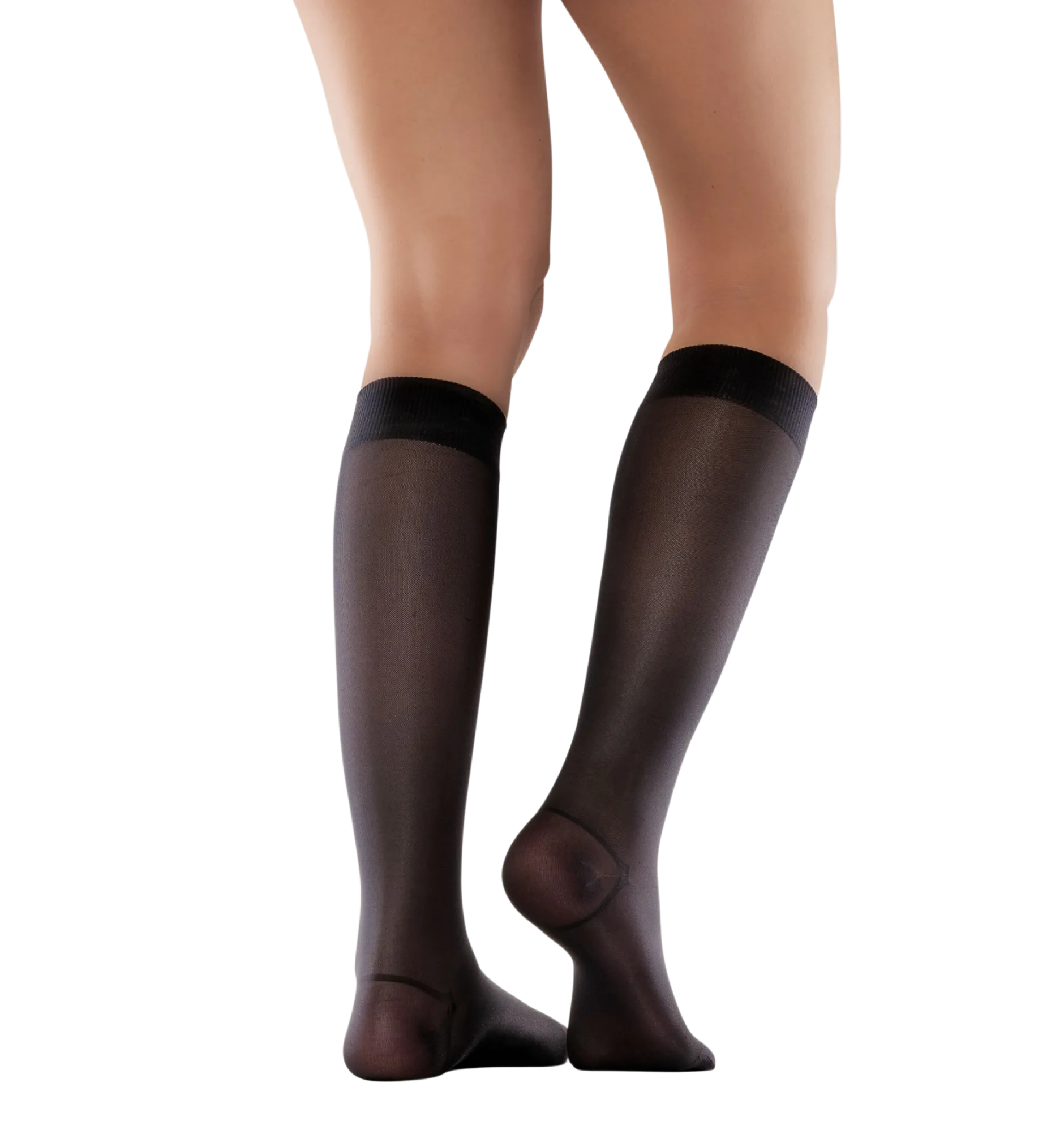 Mabs Nylon Knee Stödstrumpor Black L