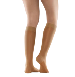 Mabs Nylon Knee Stödstrumpor Tan M