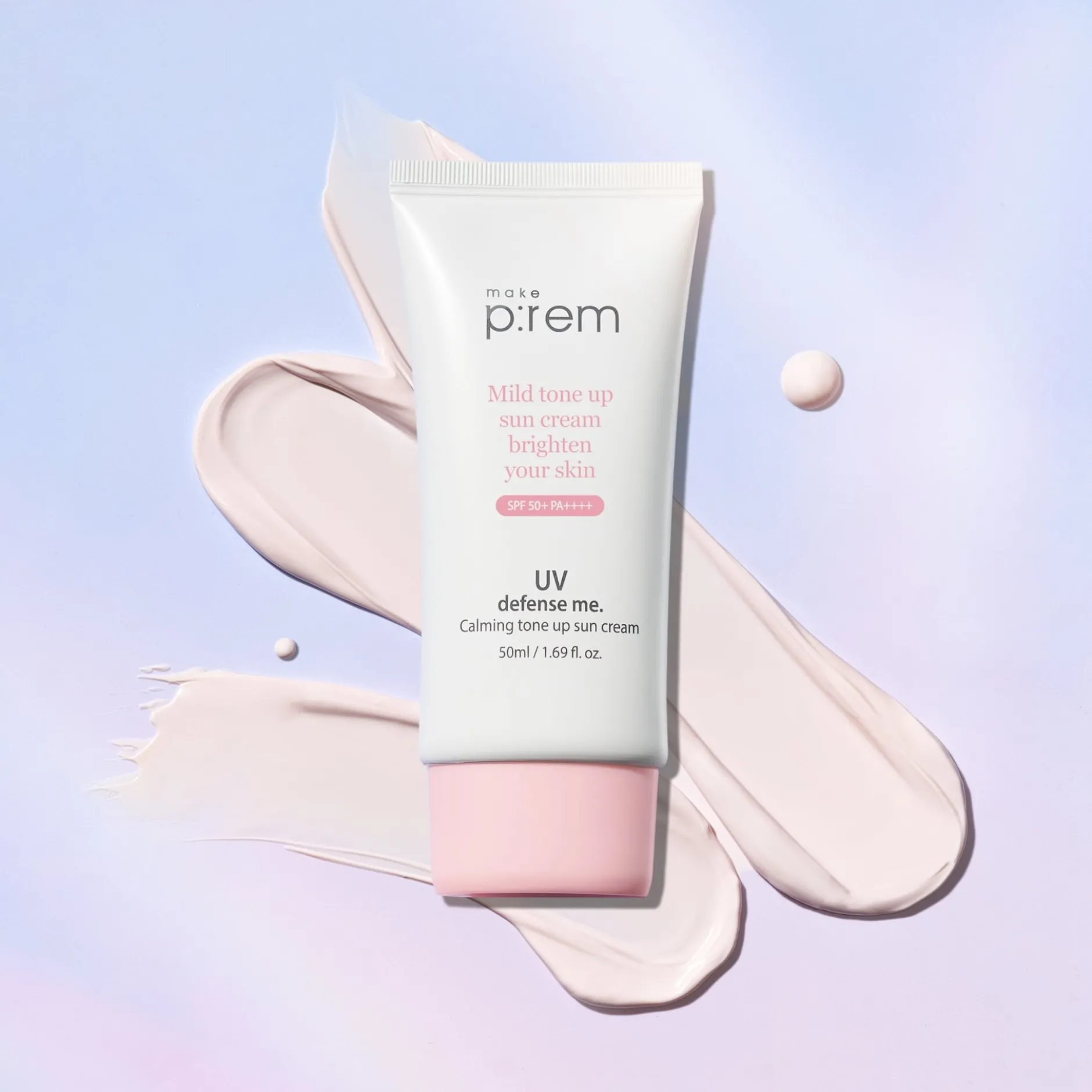 Make p:rem UV Defende Me Calming Tone Up Sun Screen SPF50 50ml