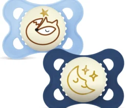 MAM Original Night Silk 0-6m Box V Blue 2 st