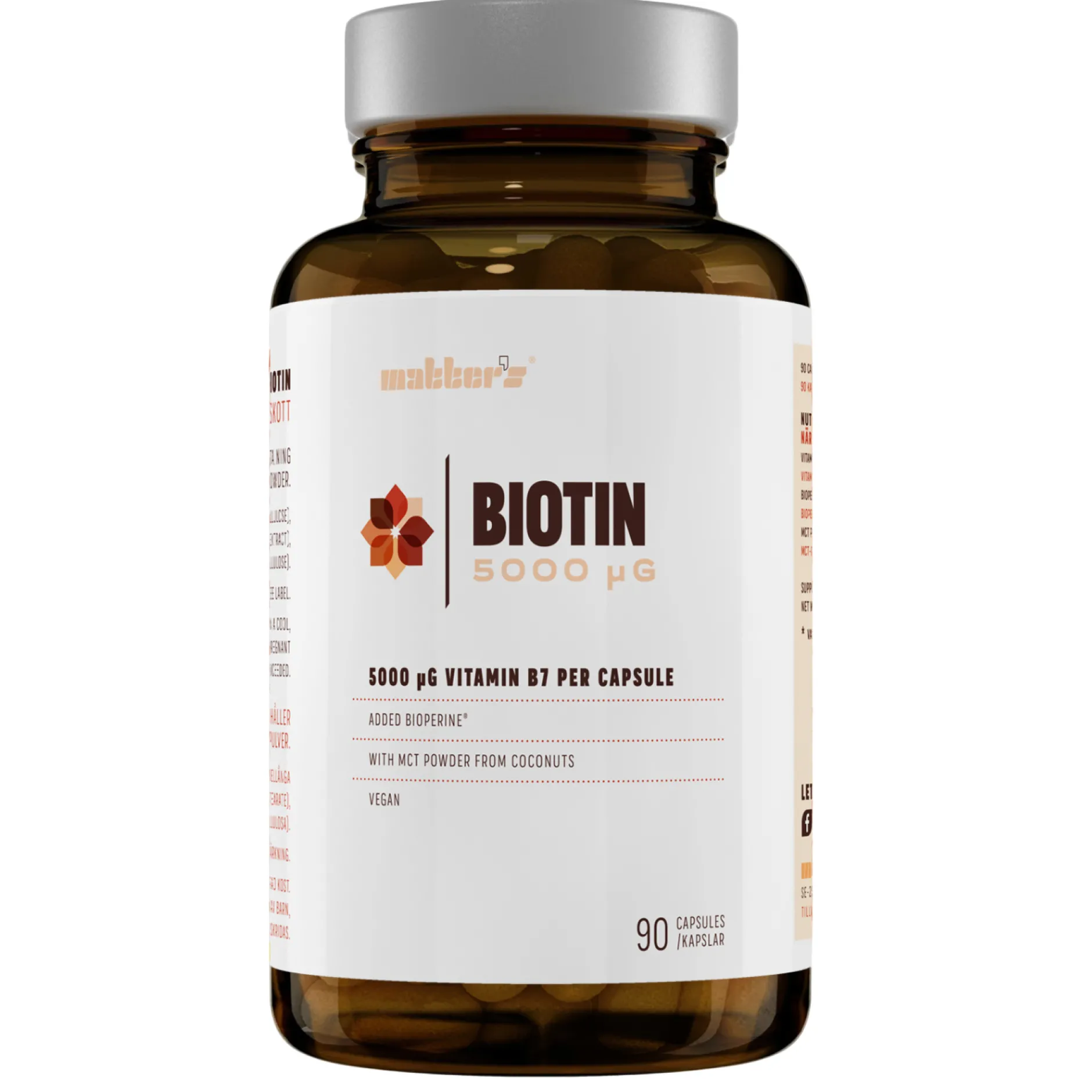 Matters Biotin 5000µg + MCT & Bioperine 90 Kapslar