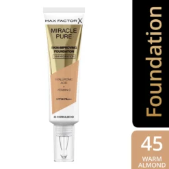 Max Factor Miracle Pure Foundation 45 Warm Almond 30 ml