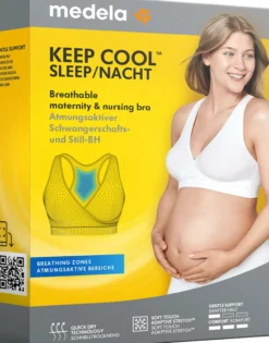 Medela Keep Cool Natt-BH, vit, XL