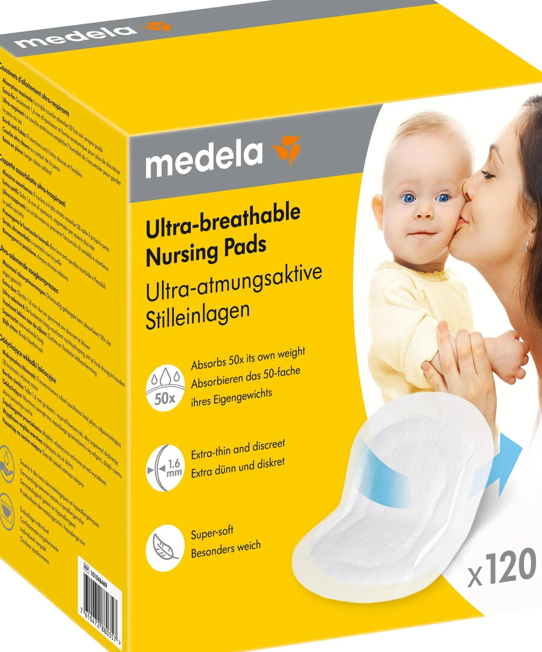 Medela Ultraandningsbara Amningsinlägg 120 st