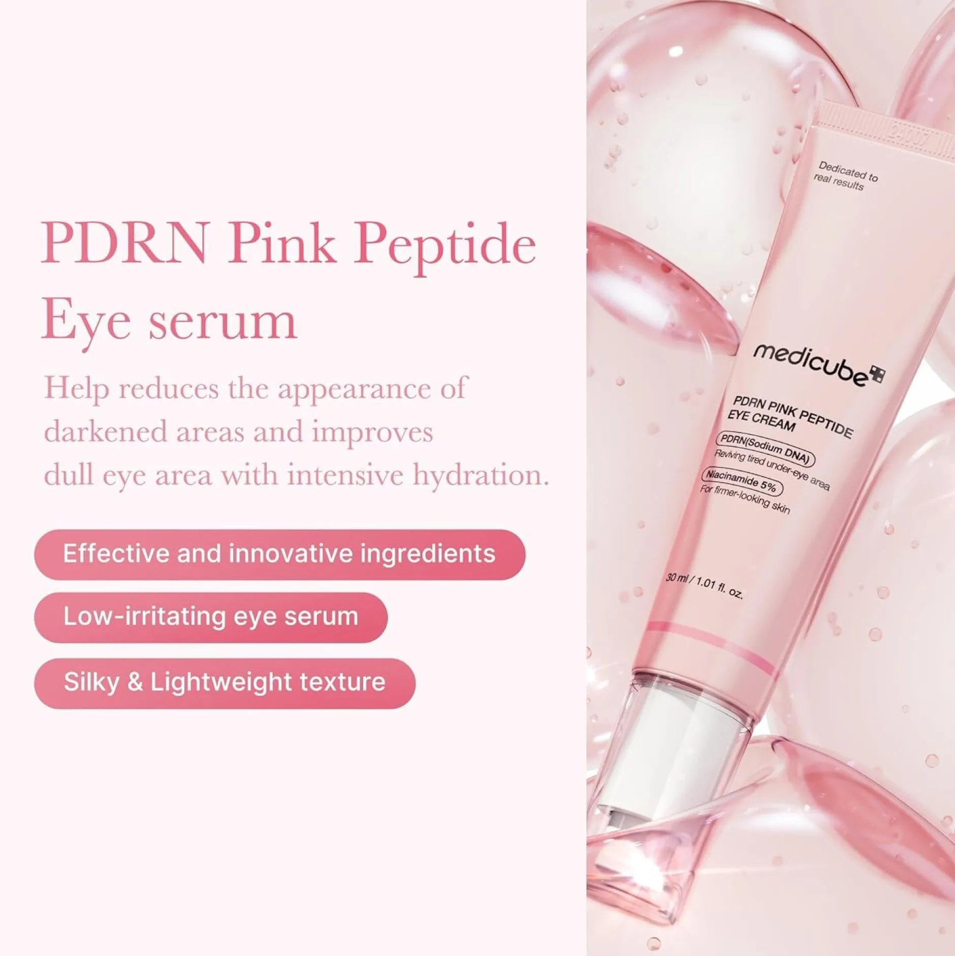 Medicube PDRN Pink Peptide Eye Cream 30 ml